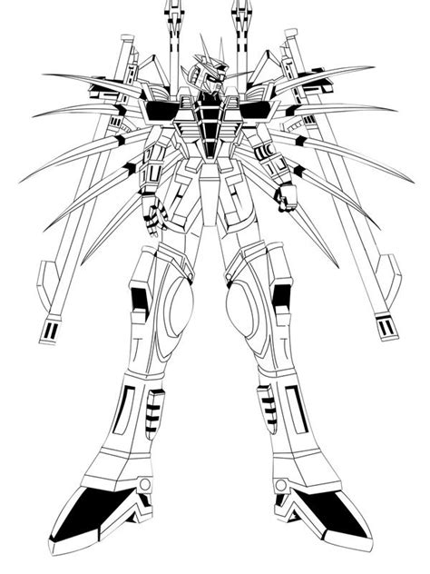 Gundam Lineart By Kaiserlynx On Deviantart
