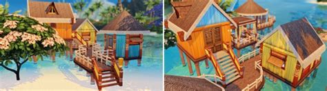 Miss Ruby Bird Island Living Build • Sims 4 Downloads