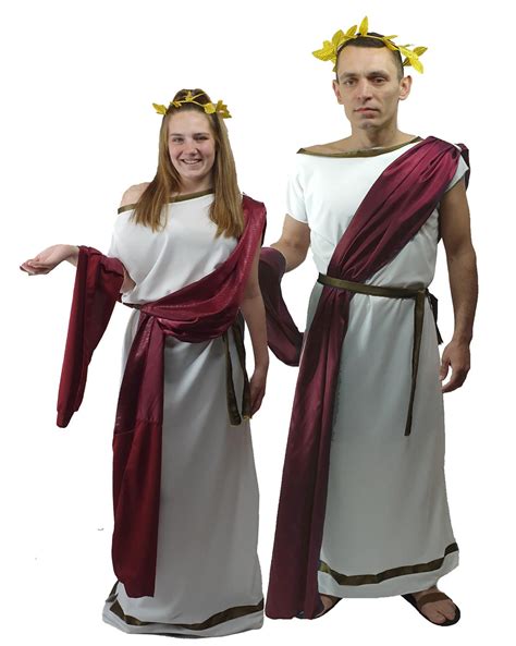 Greek God And Goddess Roman Senator Grecian Mythology Toga Robes Couples