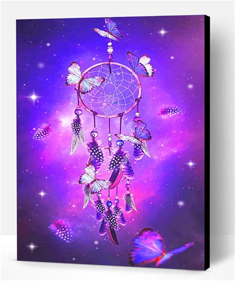Dream Catcher With Butterflies New Paint By Numbers Paint By Numbers Pro