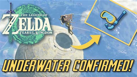 Underwater Exploration In Zelda Tears Of The Kingdom Confirmed Zelda