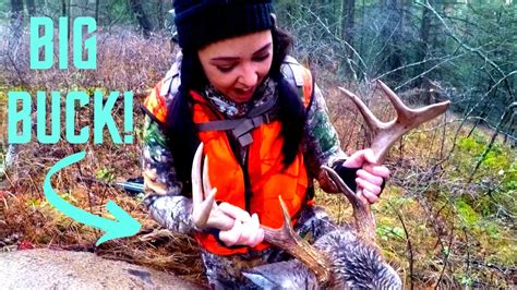 Her Best WHITETAIL Buck RATTLED IN Montana YouTube