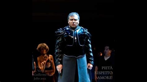 PietÀ Rispetto Amore Macbeth G Verdi Guillermo Ruiz Baritono