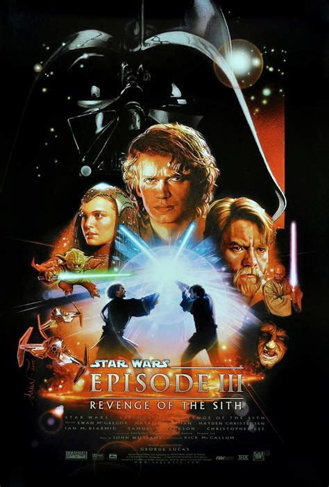 The Geeky Nerfherder Movie Poster Art Star Wars Revenge Of The Sith