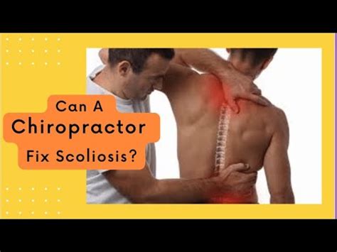 Chiropractic Care For Scoliosis Woodway YouTube