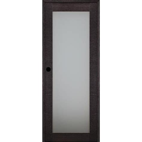 Belldinni Avanti 207 24 In X 84 In Left Hand Frosted Glass Solid