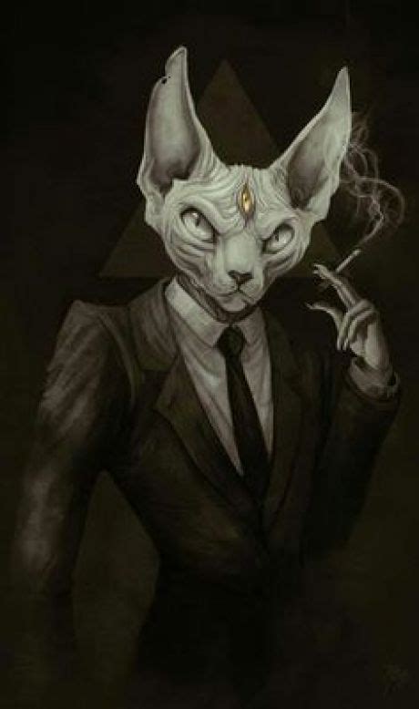 Cat Mafia Мифические существа Искусство Фурри арт