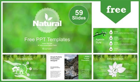 Powerpoint is one of the most commonly used applications for presentations. Natural Green Background PowerPoint Templates for Free