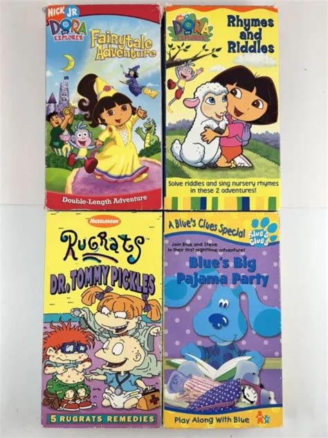 Lot Of Blues Clues And Rugrats Vhs Tapes Paramount Picclick My Xxx