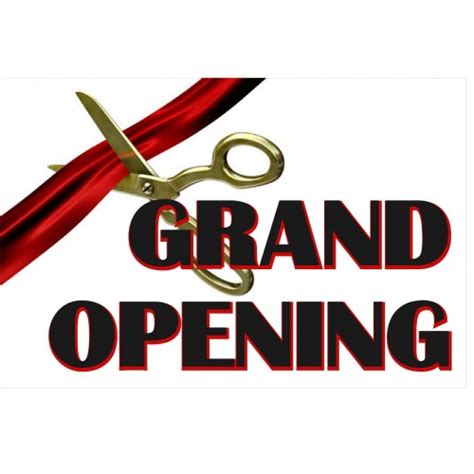Grand Opening Ribbon 2 X 3 Vinyl Business Banner Bn0127 By