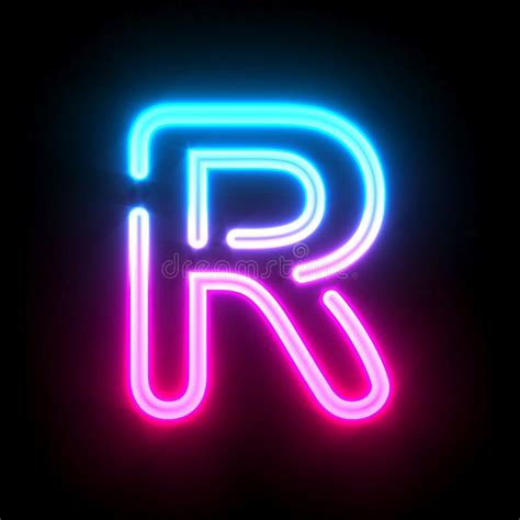 Glowing Neon Letter R Stock Illustrations 146 Glowing Neon Letter R Stock Illustrations