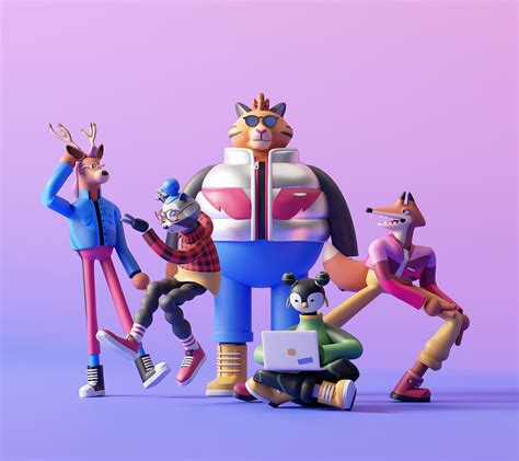 Ready Brand Characters On Behance