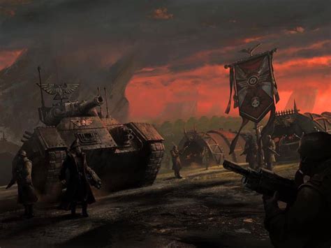 Warhammer 40k Artwork — Steel Legion