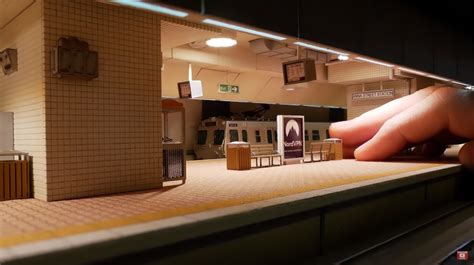 Ultra Realistic Model Train Subway Diorama That Works