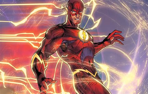 Wallpaper Speed Hero Art Flash Dc Comics The Flash