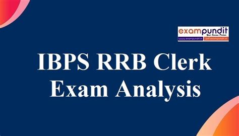 Ibps Rrb Clerk Exam Analysis Exampundit In