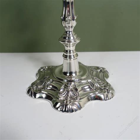 Antiques Atlas Silver Candlesticks Sheffield 1828