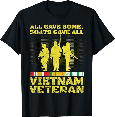 Vietnam Veteran Shirt 58479 Gave All Tees Soldiers Men Women T Shirt