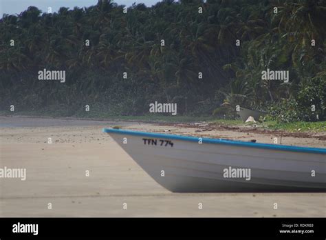 Fishing Boat At Mayaro Trinidad And Tobago Stock Photo Alamy
