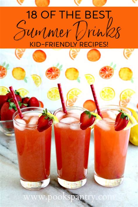 18 Best Summer Drinks Non Alcoholic Pooks Pantry Recipe Blog