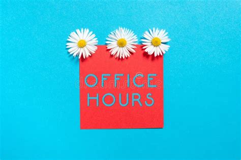 Conceptual Display Office Hours Business Overview The Hours Which