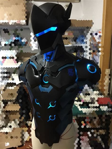 Overwatch Genji Carbon Fiber Skin Cosplay Armor Buy On Storenvy