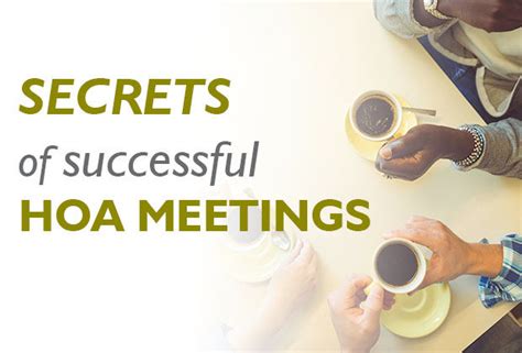 Secrets Of Successful Hoa Committees