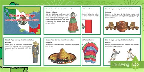 Mexican Culture Fact Cards Cinco De Mayo Twinkl Usa