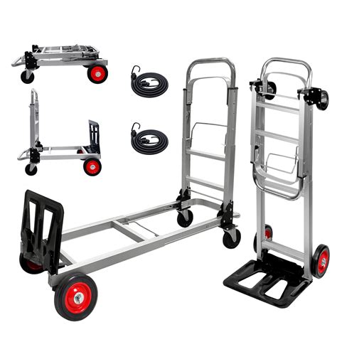 Oyoest Aluminium Hand Truck Dolly Heavy Duty 440lbs Capacity 2 In 1