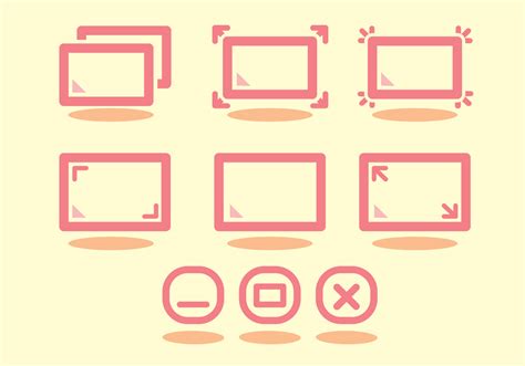 Full Screen Icon Set Download Free Vector Art Stock Graphics And Images