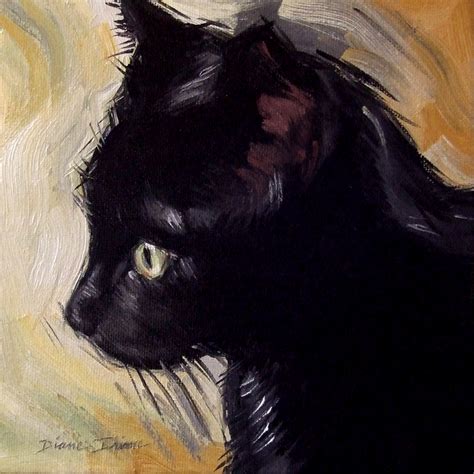 Paintings From The Parlor Cat Painting Original Oil Painting Of A