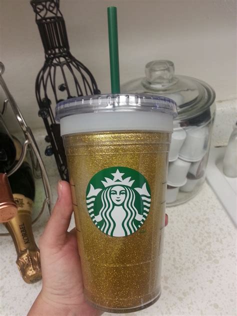 Fancy Yet Frugal Diy Glitter Starbucks Tumbler