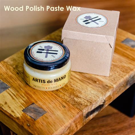 Wood Polish Paste Wax With Beeswax And Carnauba Wax 120ml Shopee