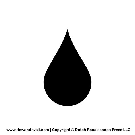 Water Drop Outline Png Silhouette Stencil Water Drops Silhouette