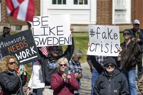 Lockdown Protesters Shout Be Like Sweden — But Swedes Say They Are