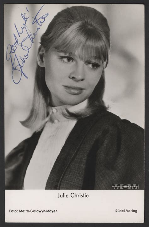 Lot Detail Julie Christie Signed And Inscribed Picture Postcard