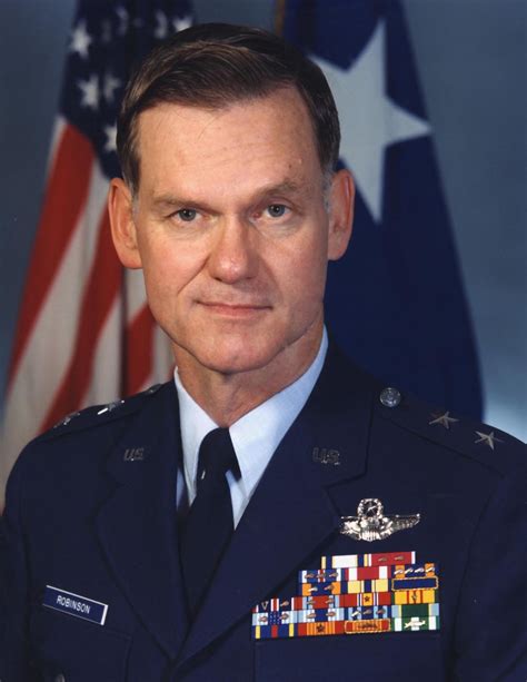 Major General Peter D Robinson Air Force Biography Display