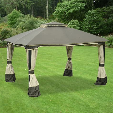 Please review the size and specifications for each gazebo replacement canopy top. Garden Winds Replacement Canopy Top for Lowe's 10x12 ...