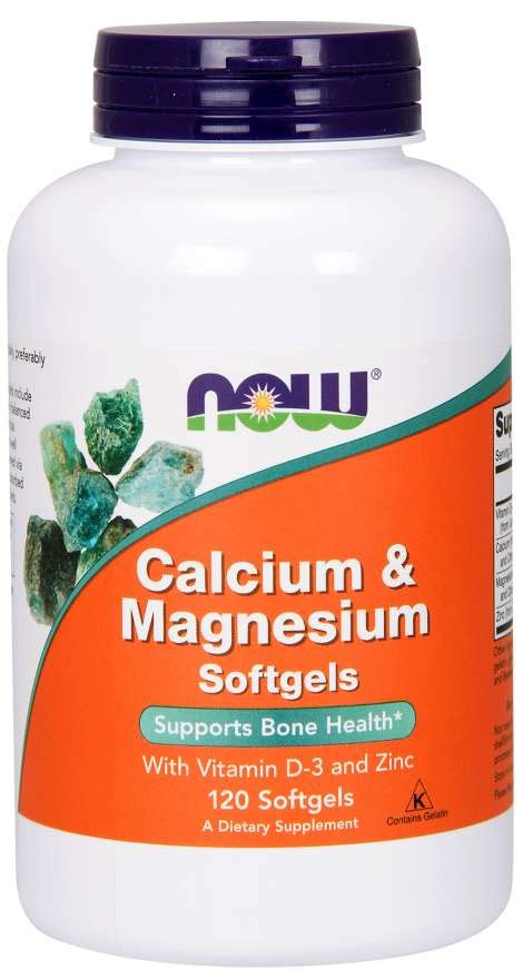 How i found vitamin d in my milk. Calcium & Magnesium Softgels | NOW Foods