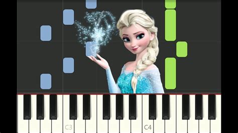 Piano Tutorial Let It Go Disney Frozen With Free Sheet Music Youtube