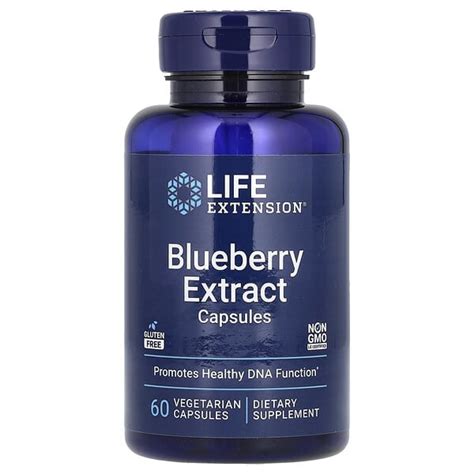 Life Extension Blueberry Extract Capsules 60 Vegetarian Capsules