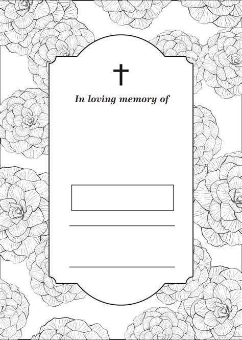 7 Best Printable Funeral Program Templates
