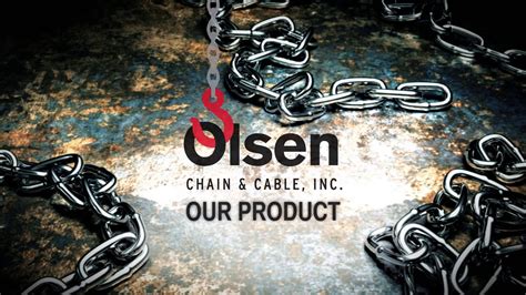Olsen Chain And Cable Our Products V Youtube