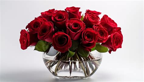 Wallpaper Bouquets Red Roses Flower Vase