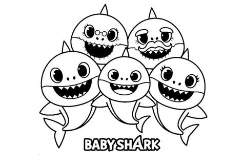 Top 78 Imagen Dibujos Baby Shark Para Colorear Viaterra Mx