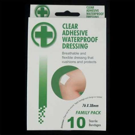 Band Aid 10pk Clear