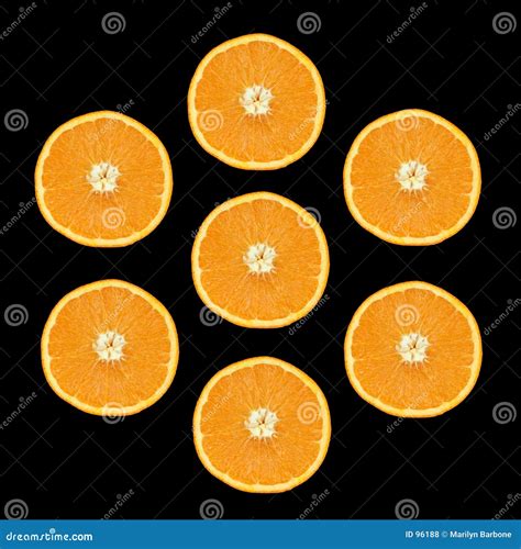 Seven Orange Slices Stock Photo Image Of Fresh Graphics 96188