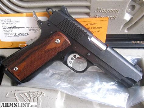 Magnum Research De1911c 1911 Desert Eagle Compact 45 Acp 433 Barrel