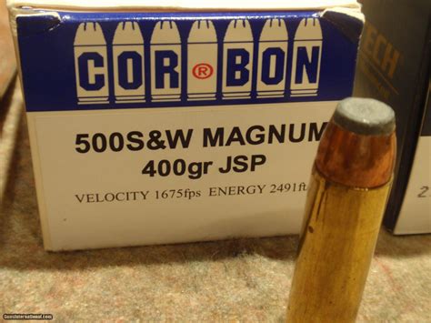 500 Sandw Magnum Ammunition Factory Ammo Brand New