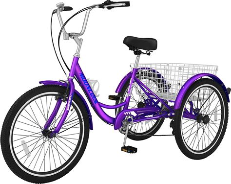 Buy Mooncool Adult Tricycles 3 Wheel 7 Speed Trikes 2024 26 Inch Adult